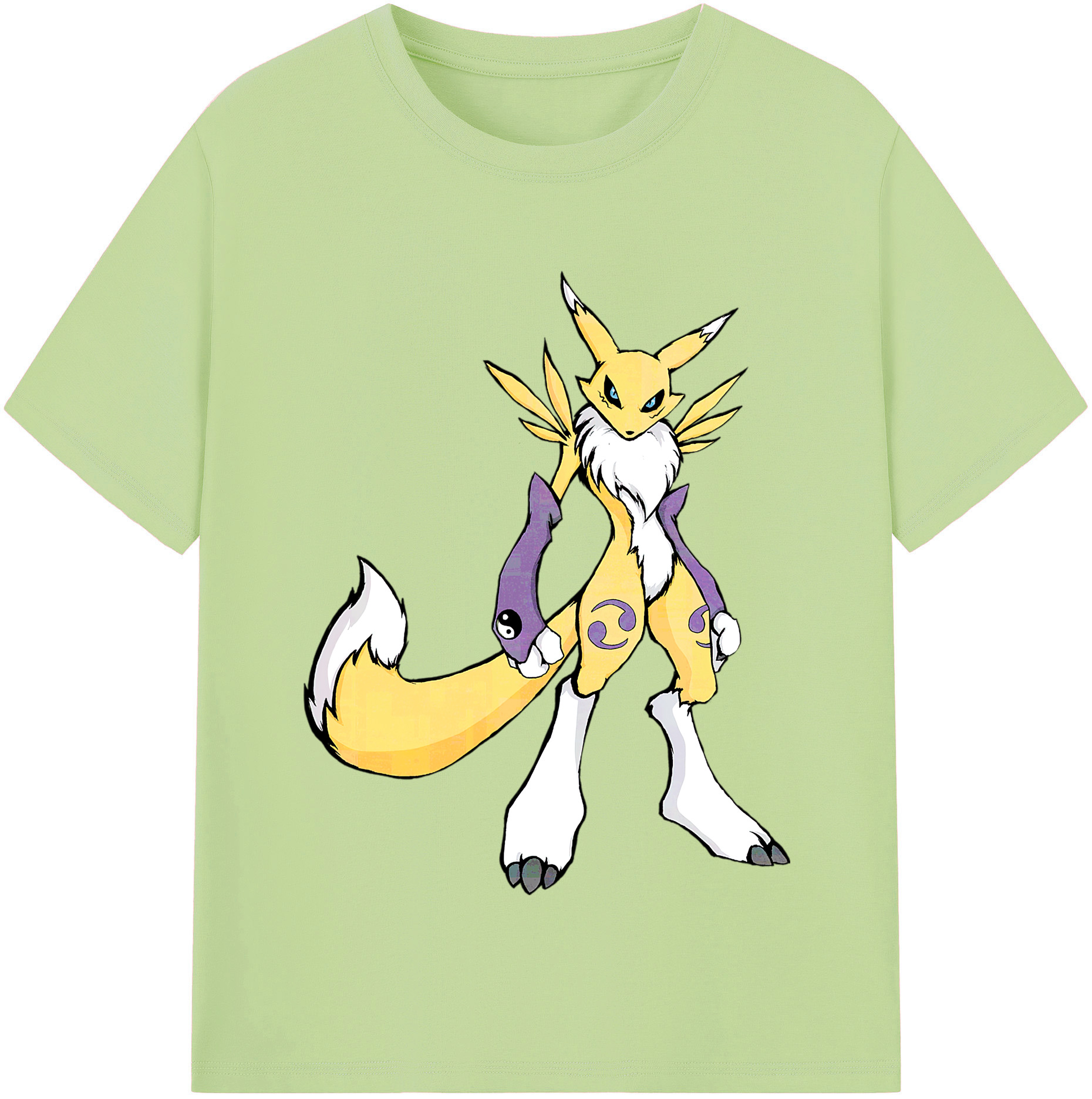 （画像用） Digimon デジタルモンスター/デジモン 綿100％半袖Tシャツ（フロントプリント）